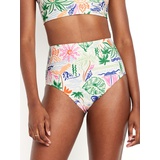 OldNavy Matte High-Waisted Bikini Swim Bottoms