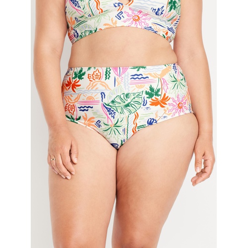 올드네이비 OldNavy Matte High-Waisted Bikini Swim Bottoms
