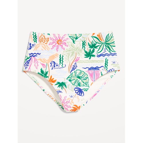 올드네이비 OldNavy Matte High-Waisted Bikini Swim Bottoms