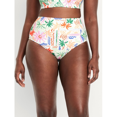 올드네이비 OldNavy Matte High-Waisted Bikini Swim Bottoms