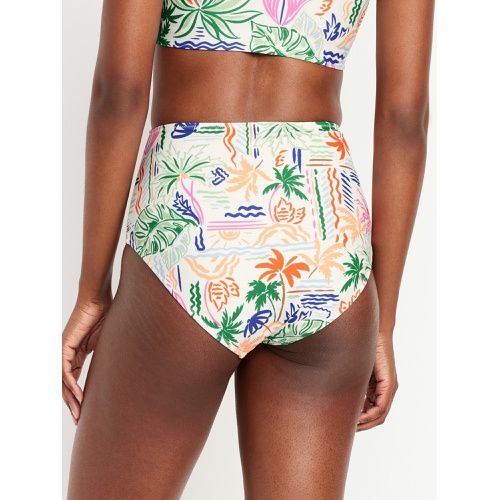 올드네이비 OldNavy Matte High-Waisted Bikini Swim Bottoms