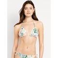 OldNavy Textured Triangle String Bikini Swim Top