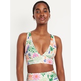 OldNavy Matte Longline Bikini Swim Top