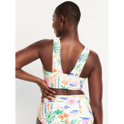 올드네이비 OldNavy Matte Longline Bikini Swim Top