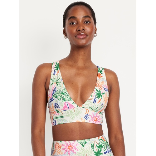 올드네이비 OldNavy Matte Longline Bikini Swim Top