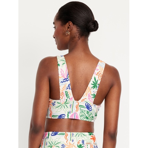 올드네이비 OldNavy Matte Longline Bikini Swim Top