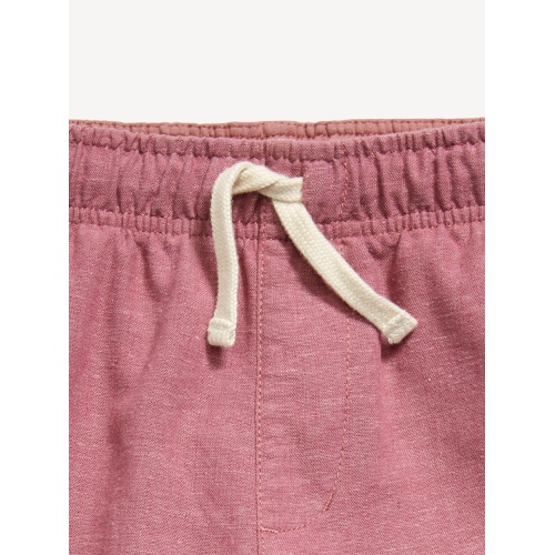 올드네이비 OldNavy Knee Length Linen-Blend Shorts for Boys