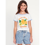 OldNavy Fitted Ribbed Ringer T-Shirt for Girls