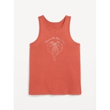 OldNavy Fitted Back Cutout Graphic Tank Top for Girls