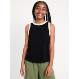 OldNavy Sleeveless Crochet-Trim Top for Girls