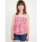 OldNavy Printed Smocked Jacquard-Knit Cami Top for Girls