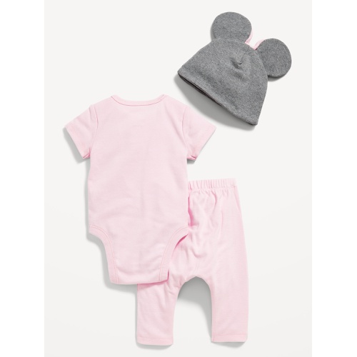 올드네이비 Disneyⓒ Minnie Mouse 3-Piece Bodysuit, Pants and Hat Layette for Baby