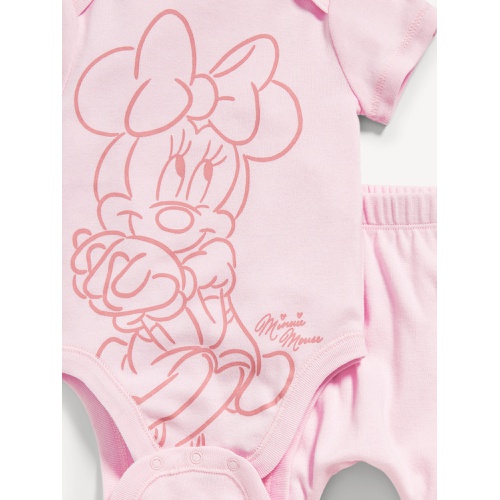 올드네이비 Disneyⓒ Minnie Mouse 3-Piece Bodysuit, Pants and Hat Layette for Baby