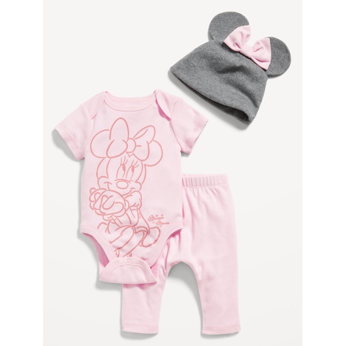 올드네이비 Disneyⓒ Minnie Mouse 3-Piece Bodysuit, Pants and Hat Layette for Baby