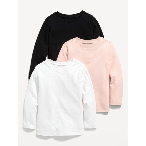 올드네이비 Unisex Long-Sleeve T-Shirt 3-Pack for Toddler