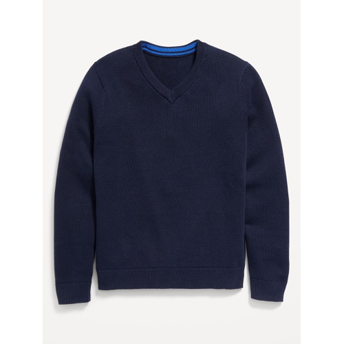 올드네이비 Long-Sleeve Solid V-Neck Sweater for Boys