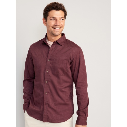 올드네이비 Slim Fit Built-In Flex Poplin Everyday Shirt