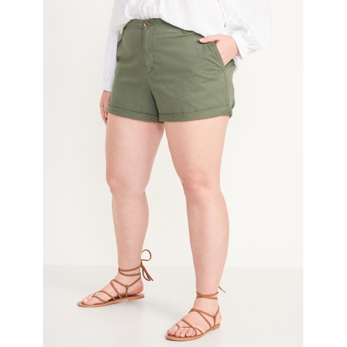 올드네이비 High-Waisted OGC Pull-On Chino Shorts -- 3.5-inch inseam