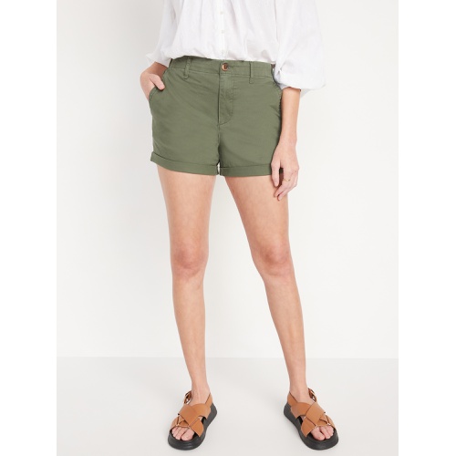 올드네이비 High-Waisted OGC Pull-On Chino Shorts -- 3.5-inch inseam