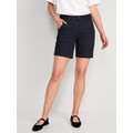 High-Waisted Uniform Bermuda Shorts -- 7-inch inseam Hot Deal
