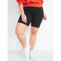 High-Waisted Biker Shorts -- 8-inch inseam Hot Deal