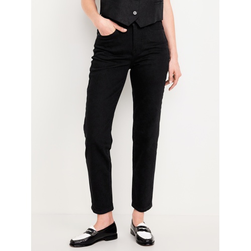 올드네이비 High-Waisted OG Straight Ankle Jeans