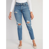 Curvy High-Waisted OG Straight Ankle Jeans