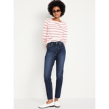 High-Waisted Button-Fly OG Straight Ankle Jeans