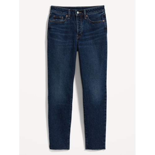 올드네이비 High-Waisted Button-Fly OG Straight Ankle Jeans