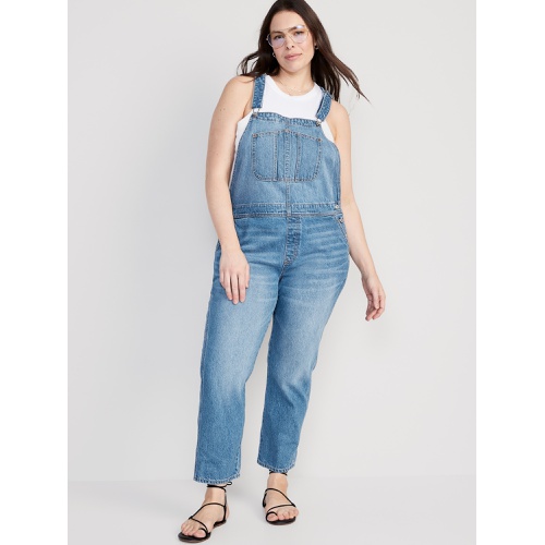 올드네이비 Slouchy Straight Ankle Jean Overalls