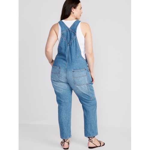 올드네이비 Slouchy Straight Ankle Jean Overalls