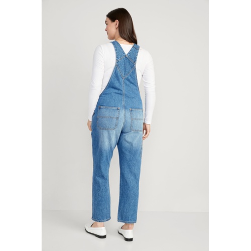 올드네이비 Slouchy Straight Ankle Jean Overalls