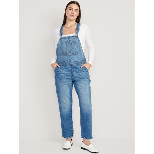 올드네이비 Slouchy Straight Ankle Jean Overalls