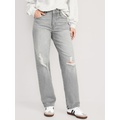 High-Waisted OG Loose Button-Fly Jeans