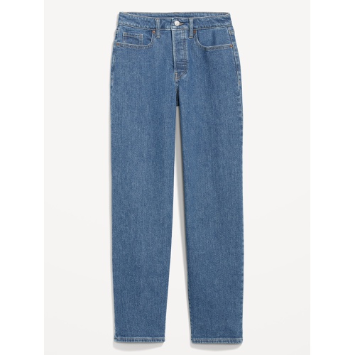 올드네이비 High-Waisted Button-Fly OG Loose Cotton-Hemp Blend Jeans