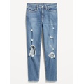 High-Waisted OG Straight Ankle Jeans