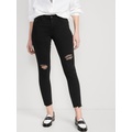 Mid-Rise Rockstar Super-Skinny Ankle Jeans