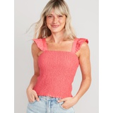Fitted Ruffle Crop Top