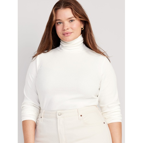 올드네이비 Fitted Plush Rib-Knit Turtleneck