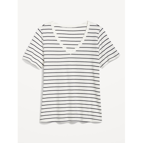 올드네이비 EveryWear Striped Slub-Knit T-Shirt Hot Deal