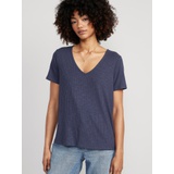 Luxe Slub-Knit T-Shirt Hot Deal