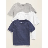 Unisex Crew-Neck Tee 3-Pack for Toddler