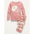 Unisex Snug-Fit Graphic Pajama Set for Toddler & Baby