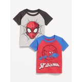 2-Pack Marvel Spider-Man Unisex Graphic T-Shirt for Toddler