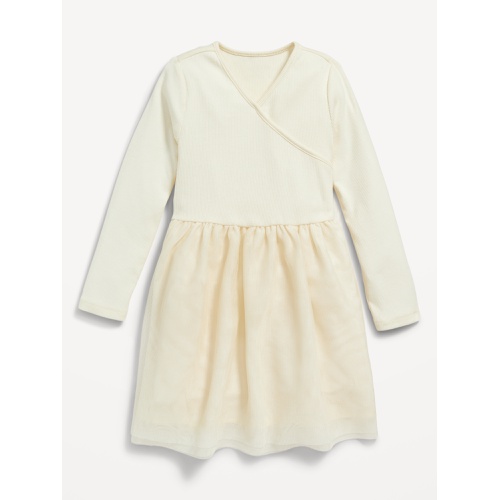 올드네이비 Fit & Flare Wrap-Front Tutu Dress for Toddler Girls