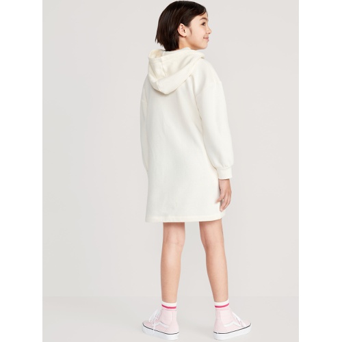 올드네이비 Long-Sleeve Fleece Hoodie Dress for Girls