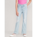 High-Waisted Built-In Tough Ripped Flare Jeans for Girls Hot Deal