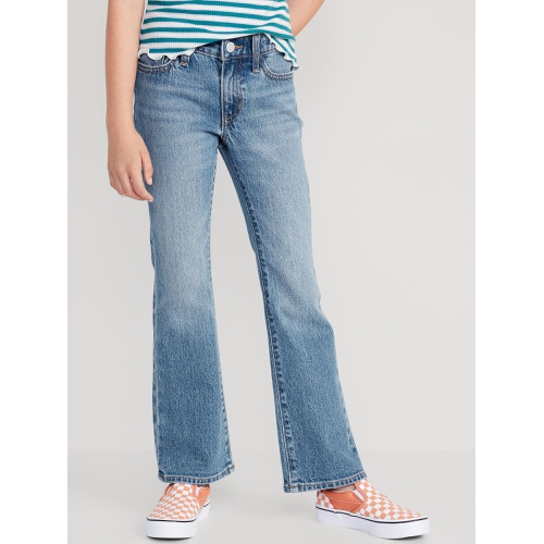 올드네이비 Mid-Rise Built-In Tough Boot-Cut Jeans for Girls Hot Deal