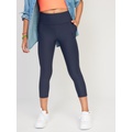 High-Waisted PowerSoft Side-Pocket Crop Leggings for Girls Hot Deal