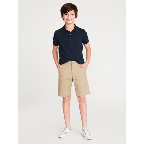 올드네이비 Twill Straight Uniform Shorts for Boys (At Knee)